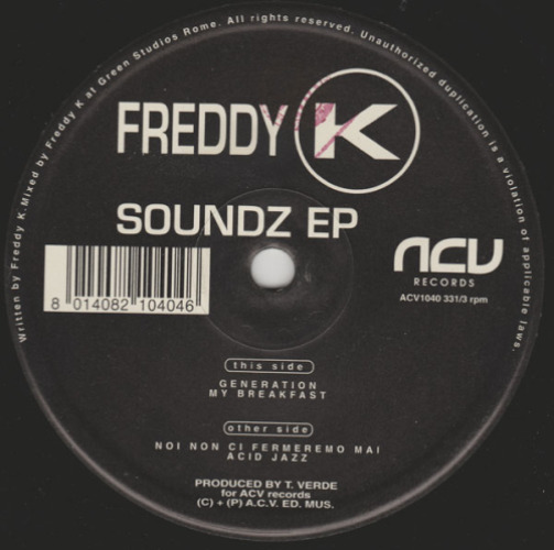Freddy K - Soundz Ep