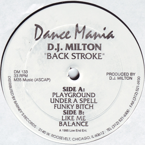 D.j. Milton - Back Stroke