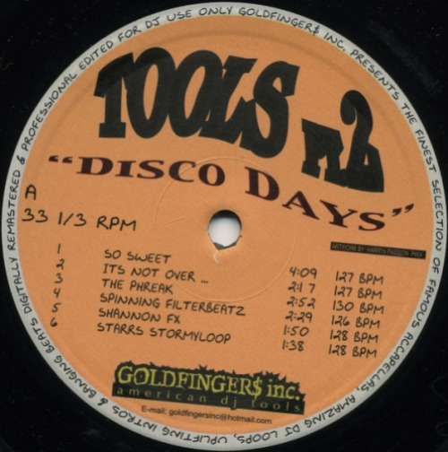 Various - Tools Pt.2 "disco Days"