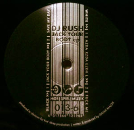 Dj Rush - Jack Your Body Ep