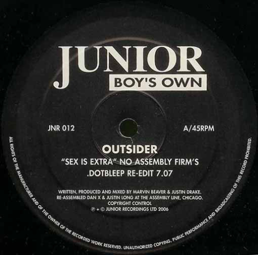 Outsider - Sex Is Extra
