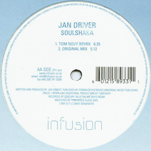 Jan Driver - Soulshaka