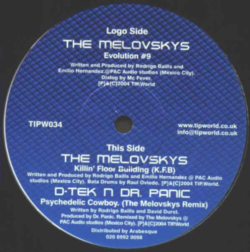 The Melovskys / D-tek / Dr. Panic - Evolution #9 / Killin' Floor Building (k.f.b) / Psychedelic Cowboy