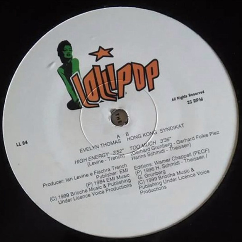 Evelyn Thomas / Hong Kong Syndicat - High Energy / Too Much