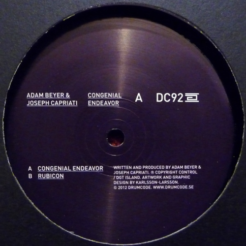 Adam Beyer & Joseph Capriati - Congenial Endeavour