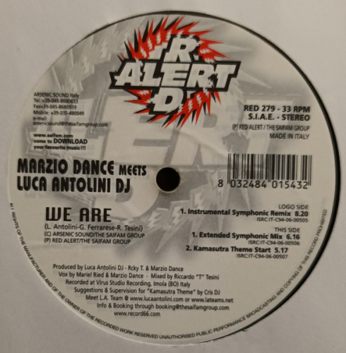 Marzio Dance Meets Luca Antolini - We Are