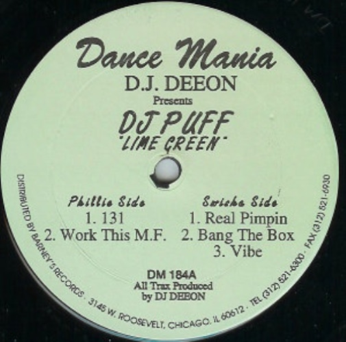 Dj Deeon Pres Dj Puff - Lime Green / Work This M.f.