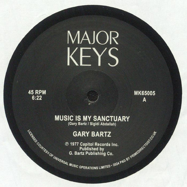 Gary Bartz - Music Is My Sanctuary / Carnaval De L'esprit