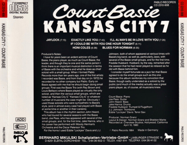 Count Basie - Kansas City 7