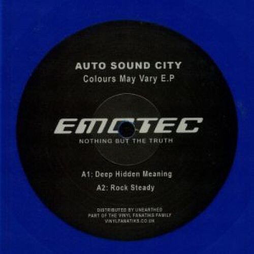 Auto Sound City - Colours May Vary Ep