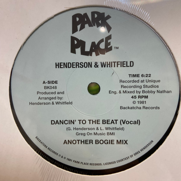 Greg Henderson, Leugene Whitfield - Dancin’ To The Beat