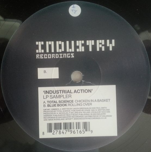Total Science / Blue Book - Industrial Action (lp Sampler)