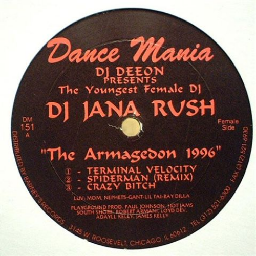 Dj Deeon Presents The Youngest Female Dj Dj Jana Rush - The Armagedon 1996