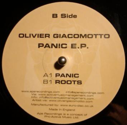 Olivier Giacomotto - Panic Ep