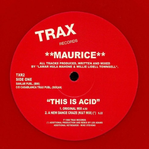Maurice - This Is Acid (red Vinyl)