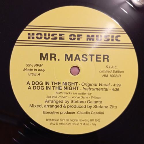 Mr. Master - A Dog In The Night