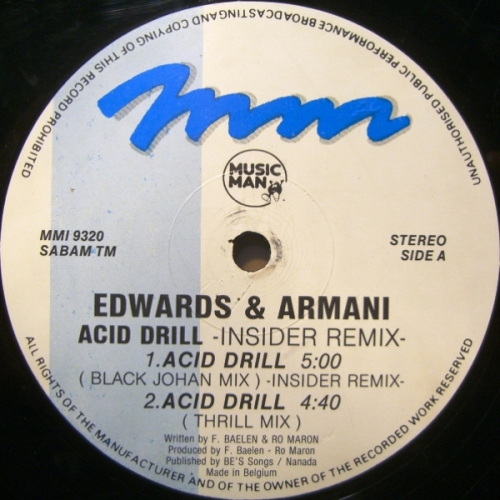 Edwards & Armani - Acid Drill (incl Insider Remix)