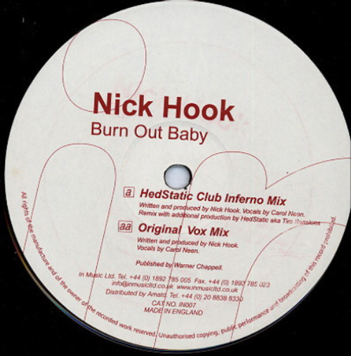 Nick Hook - Burn Out Baby