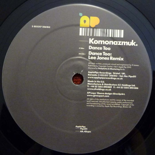 Komonazmuk - Dance Too / Dance Too (lee Jones Rmx)